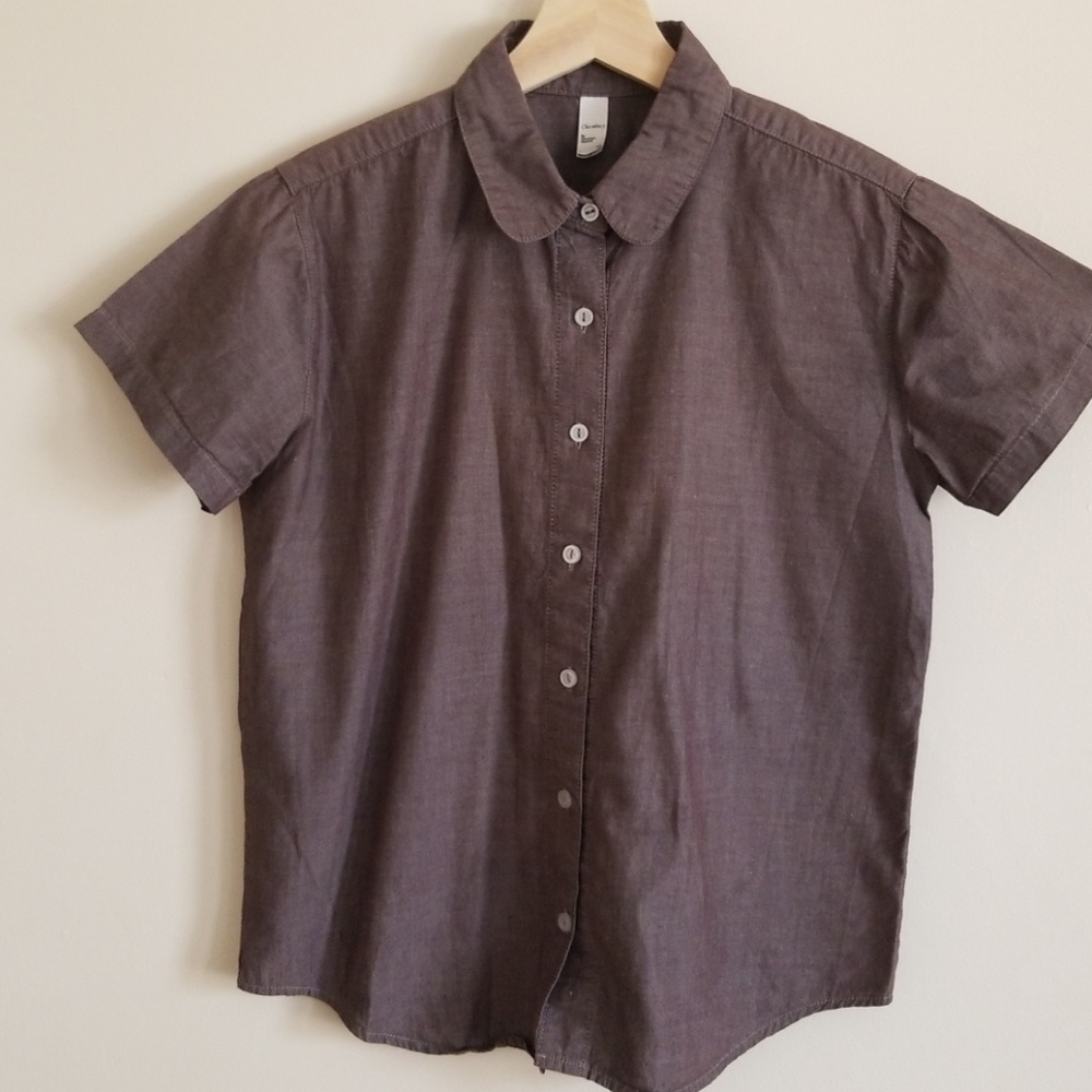 American Apparel XS Chambray button down